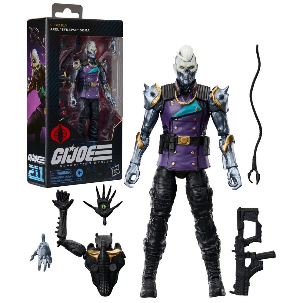 GI Joe Classified Series 6" 211 Cobra Axel Synapse Soma Cybernetic Hacker 260901